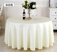 Nappe de table ronde personnalisée en gros de haute qualité Nappe décorative pour événement de mariage hôtel restaurant