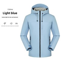 Blouson bomber softshell thermique imperméable doublé polaire épais avec logo personnalisé, luxe décontracté, coupe ample, capuche montante, automne