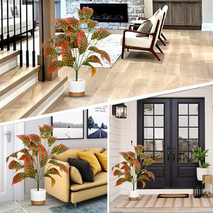 Simulatie Groene Plant Gele Bloemen Zebra Voor Woonkamer Interieurdecoratie Landschap Vloer Groene Potplant - Product Image 2