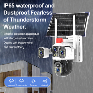 กล้องวงจรปิดไร้สายพลังงานแสงอาทิตย์ 12MP V380 ซูมออปติคอล 10 เท่า รองรับซิมการ์ด 4G พร้อมระบบ <span class=keywords><strong>WiFi</strong></span> - Product Image 5