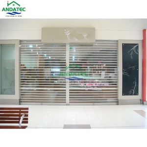 Rõ ràng con lăn tự động màn trập đầy đủ tầm nhìn Polycarbonate cửa cuốn trong suốt cho cửa hàng ứng dụng thương mại - Product Image 4