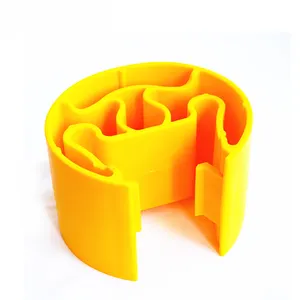 Protector de columna de estante de plástico vertical amarillo o negro personalizado de fábrica confiable de China - Product Image 1