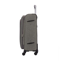 Valise de voyage souple en tissu nylon avec roulettes pivotantes, fabriquée en Chine en 2020, avec fermeture éclair