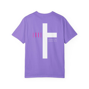 T-shirt Love Cross John 3:16 & John 15:9 fede - Product Image 2