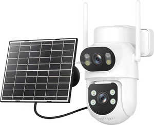 กล้องวงจรปิดรักษาความปลอดภัยพลังงานแสงอาทิตย์ 4MP AOV 4G EU แบบ PTZ กล้องคู่สำหรับภายนอกอาคาร พร้อมซิมการ์ด <span class=keywords><strong>Yoosee</strong></span> - Product Image 2