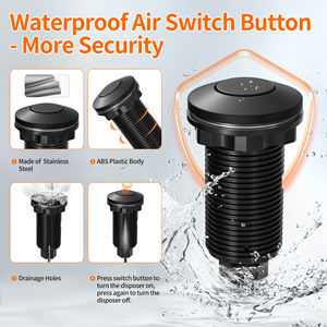 Saklar Tekan Udara Matte Black 16A 125V AC/10A 250V AC 12v untuk Kompresor Udara dengan Steker <span class=keywords><strong>3</strong></span> Cabang US - Product Image 4