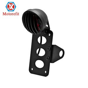 Motorefit - Soporte Vertical para Placa de Matrícula, Color Rojo, para Motocicleta, Compatible con Honda, Yamaha, Suzuki, Kawasaki, etc. - Product Image 1