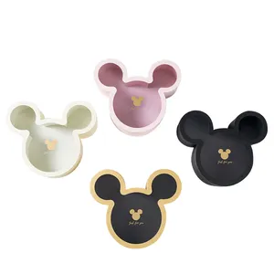 cute mickey mouse shaped paper box packaging with lid