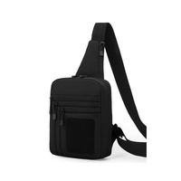 Sac de poitrine tactique multifonctionnel pour hommes, sac à bandoulière en nylon imperméable, sac à bandoulière antivol, sac à bandoulière extérieur