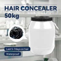 30 ml de liquide noir pour cheveux de haute qualité, à base de plantes, pour salon de coiffure, couvrant instantanément le cuir chevelu, la calvitie, la perte de cheveux, cache-cheveux, 5 à 7 jours