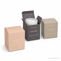 Boîte magnétique rigide personnalisée, mini coffret cadeau Duo Candle, boîte d'emballage pour bougies Discovery avec insert en mousse