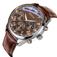 Montres pour hommes tendance, montres de sport de luxe pour hommes, montre-bracelet à quartz, montre en cuir décontractée pour homme, best-seller