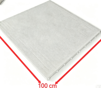 Tapis d'entraînement sur piste sèche Enoki Mushroom PP 100 cm pour le ski et le snowboard en intérieur