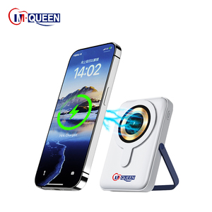 Banco de Energía Portátil OEM/ODM de 10000mAh con Carga Inalámbrica Magnética, Soporte y Cargador Portátil para Teléfonos Celulares - Product Image 2