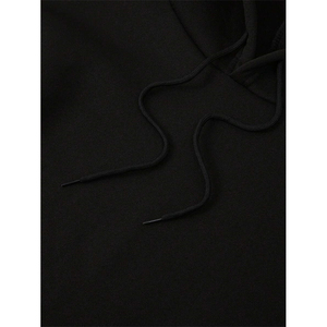 Felpe con cappuccio con stampa a sbuffo con logo personalizzato oversize da uomo - Product Image 4