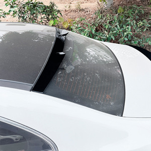 Alerón Trasero Estilo Blade para Mercedes-Benz Clase A W177, Textura de Fibra de Carbono Negro Piano, ABS, para Sedán 2019+ - Product Image 3