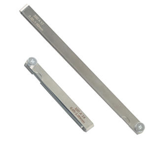 Calibrador de espesores combinado de latón de 75-300 mm para bricolaje, métrico y en pulgadas, de 0.01-1 mm, para inspección de holguras en rieles - Product Image 5