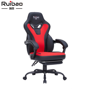 Silla de Juego Ergonómica Reclinable Estilo Racing Ruibao con Altura Ajustable y Elevación de Gas de 3 Etapas para Sala de Juegos y Oficina - Product Image 2