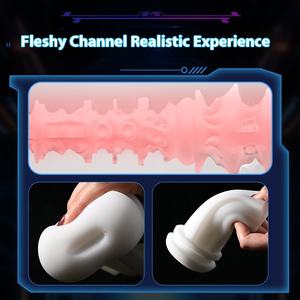 Lai Le الاستمناء التلقائي للرجال لعب مثيرة مع ميزات الاهتزاز والشفط بالجملة منتجات الكبار - Product Image 3