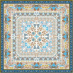 Carreau persan imperméable de bloc de tapis de pierre frittée de vente chaude avec la surface polie pour le salon et le mur de plancher - Product Image 5