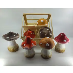 新サプライヤーカスタム収穫祭キノコ装飾ギフト卸売