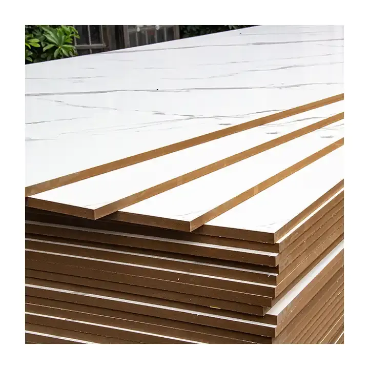 laminated mdf board white melamine MDF