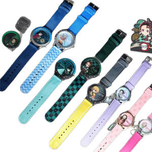 Caja Sorpresa <span class=keywords><strong>Oficial</strong></span> <span class=keywords><strong>de</strong></span> Demon Slayer - Anime Japonés, Reloj <span class=keywords><strong>de</strong></span> Cristal, Periférico Bidimensional <span class=keywords><strong>de</strong></span> Anime, Guzi - Product Image 5