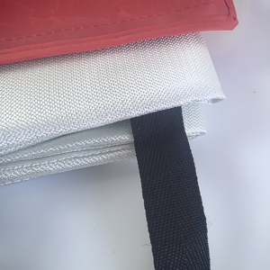 L'alta qualità ha personalizzato la coperta del fuoco della vetroresina di 0.43mm per la fuga domestica l'isolamento eccellente con l'OEM del campione libero disponibile - Product Image 2