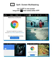 Radio de Coche 2 DIN de 10.1'' con Reproductor de Video Android Universal para Todos los Coches, Pantalla Giratoria de 360 Grados