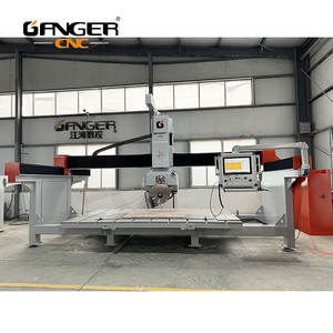Sierra de puente CNC de 5 ejes para encimeras de granito de mármol, la mesa de trabajo se puede voltear - Product Image 2
