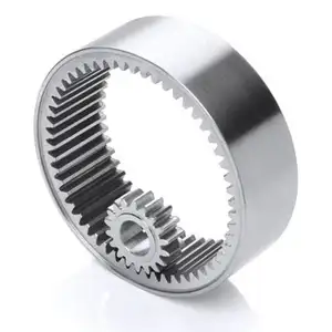 Stainless Steel Aluminum Metric Steering Spline Shaft Pinion Wheel Hobbing Forged Straight Spiral Bevel Worm Spur Helical Gear