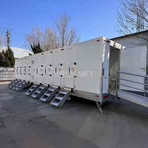 Remolque de Baño Portátil de Alta Calidad Compatible con ADA para Uso en Apartamentos y Edificios de Oficinas, Baño Móvil Ecológico y Duradero - Product Image 1