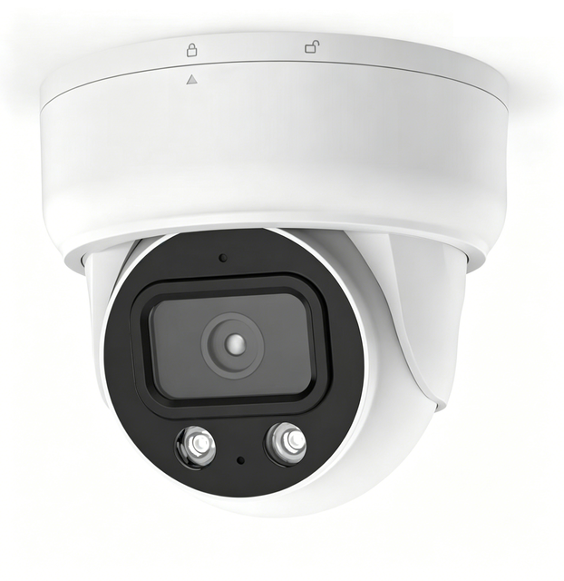 OEM ODM IP67 Waterproof Dome Camera 5MP 2K AI Detection PoE Smart Home Surveillance Built-in Mic CMOS Sensor Motion Detection