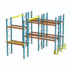 Entrepôt de gros rayonnage en métal industrie stockage étagère à cadre métallique étagères réglables en acier support robuste - Product Image 2