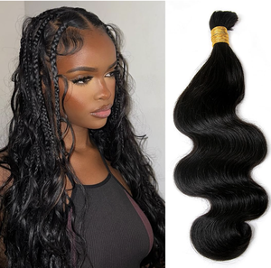 批发处女中国发辫式接发，适合松散深波浪卷发，机器双层编织，所有颜色 - Product Image 2