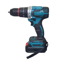 Perceuse électrique sans fil 21V sans balais, vitesse variable 13mm, batterie lithium 1.3AH, personnalisable OEM, garantie 1 an pour le bois