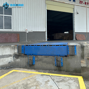 창고 물류용 유압 도크 레벨러 10T 조정 가능한 적재 플랫폼 도크 장비 - Product Image 2