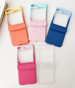 Funda para Teléfono Plegable con Bisagra de PC Mate y Cristal HD de Cobertura Total 360 de Doble Color para <span class=keywords><strong>Samsung</strong></span> Z <span class=keywords><strong>Flip</strong></span> 6 - Product Image 6