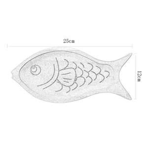 Home Made DIY Craft Fish Board Cuisine Multifonctionnel Snack Sushi Plateau En Bois Enfants Voyage Plateau Plaque - Product Image 5