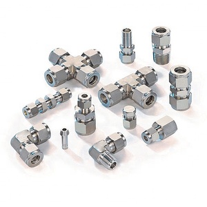 HI-TEK LG1031男性ねじSAE/<span class=keywords><strong>MS</strong></span>定位置式肘316ステンレス鋼ツインフェルールインペリアル油圧チューブ継手CNC - Product Image 5