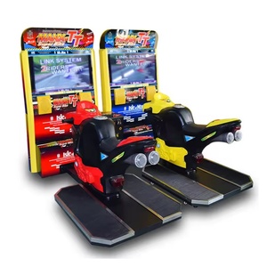 Simulador de Motocicletas de Carreras para Dos Personas, Máquina de Juego Arcade Operada con Monedas, en Inglés, Muy Popular - Product Image 5