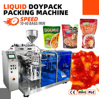 Machine d'emballage automatique de sachets préformés pour sauces pâtes et sauces pizza