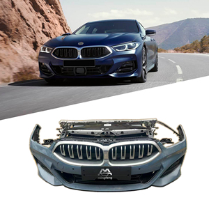 Conjunto de Parachoques Delantero Original Usado para <span class=keywords><strong>BMW</strong></span> Serie 8 G14/G15/G16 M Sport, Kit de Carrocería <span class=keywords><strong>840i</strong></span> M850i 2018-2025 con Radiador y Rejilla - Product Image 1