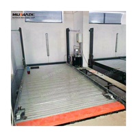 Élévateur de stationnement souterrain pour voitures, homologué CE, double unité, 2 niveaux, à fosse, à deux poteaux, empileur hydraulique, gain de place