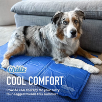 Tapis rafraîchissant pour chien YISHUN pour niches, cages et lits – Non toxique, durable, gel auto-refroidissant solide, en nylon, lavage à la main uniquement