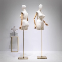 Vente en Gros de Mannequins pour le Haut du Corps Féminin Taille Plus en Fibre de Verre