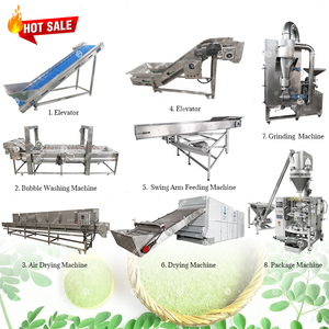 Cung Cấp Trực Tiếp Từ Nhà Máy Chùm Ngây Lá Rửa Cắt Khô Mài Máy Chùm Ngây Lá Máy Chế Biến Bột - Product Image 1