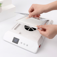 Aspirateur à poussière pour ongles portable, rechargeable, sans fil, 85W, moteur sans balais, pour manucure, avec filtre amovible