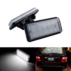 Luz de matrícula Lexus LX470 570G LED blanca de repuesto para Toyota Land Cruiser Reiz 81270-60332 - Product Image 2