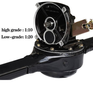Três roda a carga alta 1000kg do motor 3000w 60v 72v do eixo de movimentação de disco do veículo bonde - Product Image 3